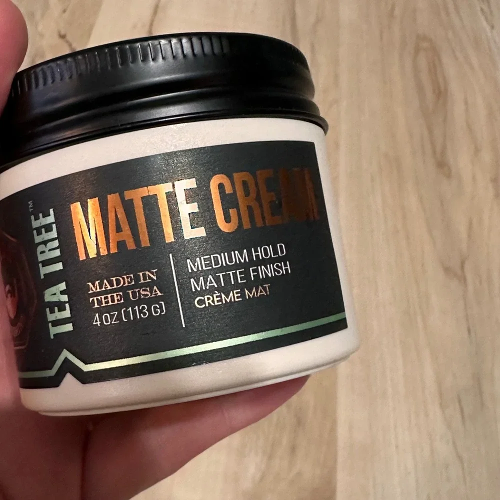 GIBS Tea Tree Matte Cream High Hold Matte‎ Finish 4 oz